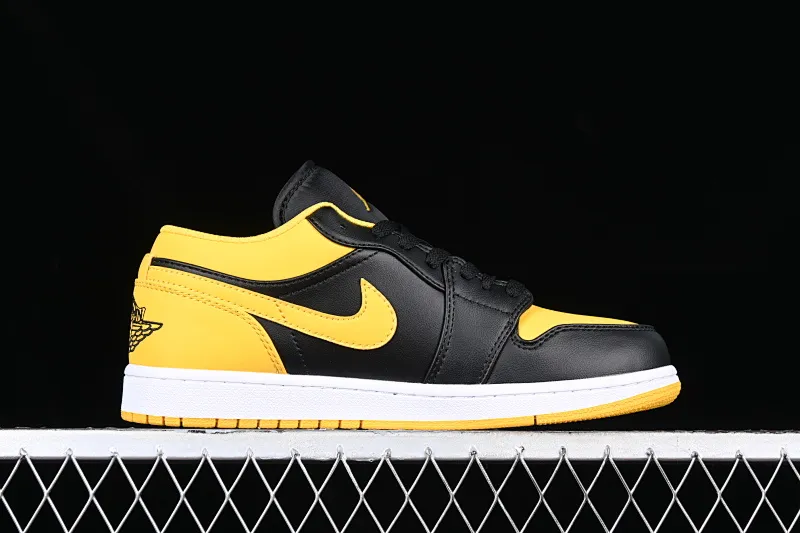 All categories Air Jordan Jordan series basketball shoes Air Jordan 1 Low Z version Air Jordan 1 Low OG "Yellow Ocher" AJ1 Joe 1 black and yellow low-top cultural casual sneakers 553558-072